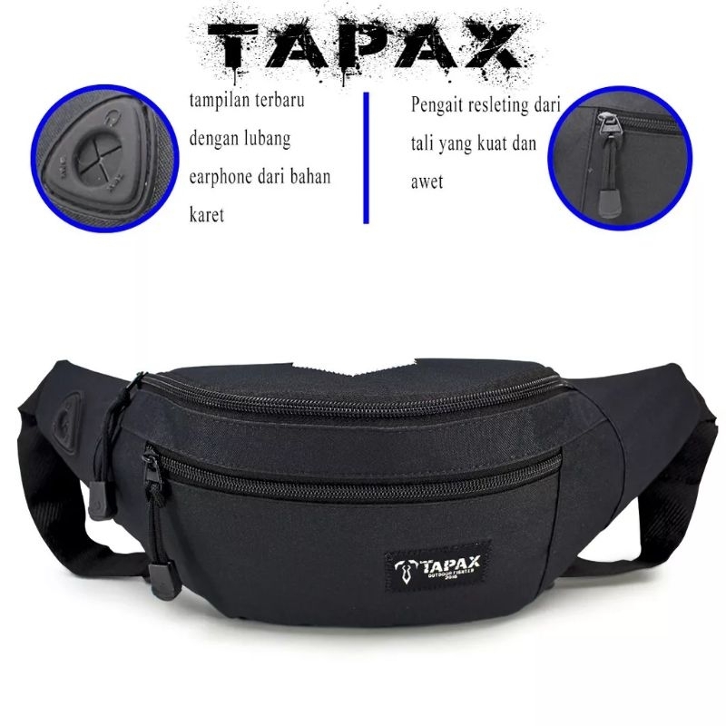 TAS TAPAX ORIGINAL / TAS SELEMPANG OVAL TAPAX