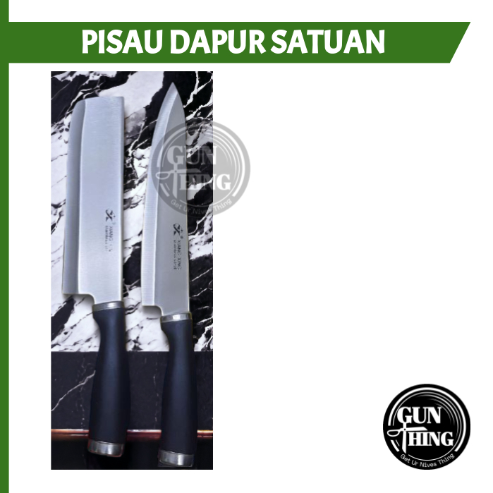 Pisau Dapur Stainless Steel X-Xing / Chef Cleaver - GunThing