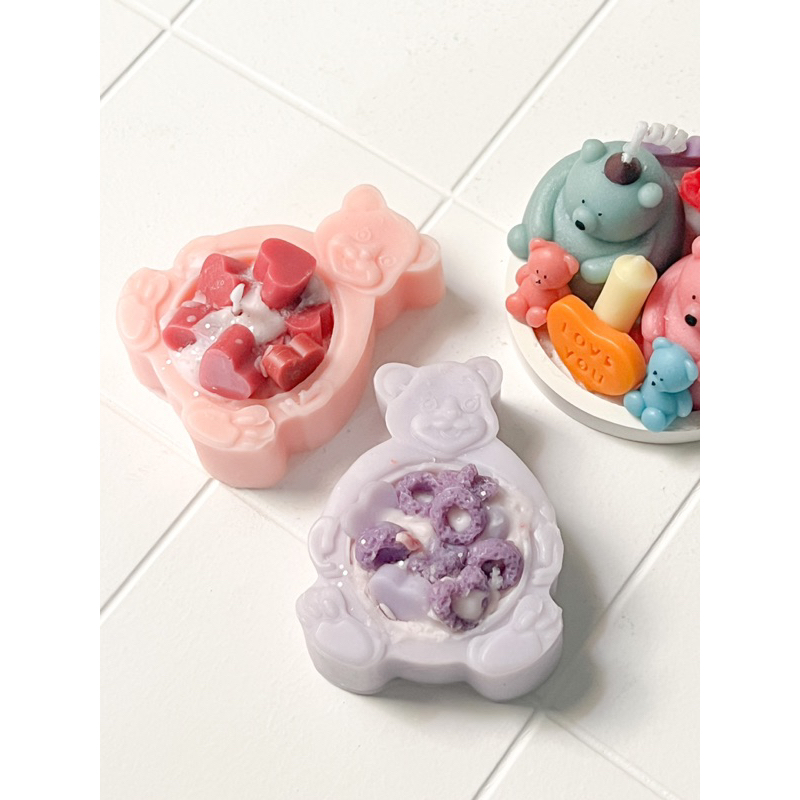 Lilin Aromaterapi | Souvenir Lilin | Souvenir Nikah | Cereal Bear Candle | Hampers Nikahan | Hampers