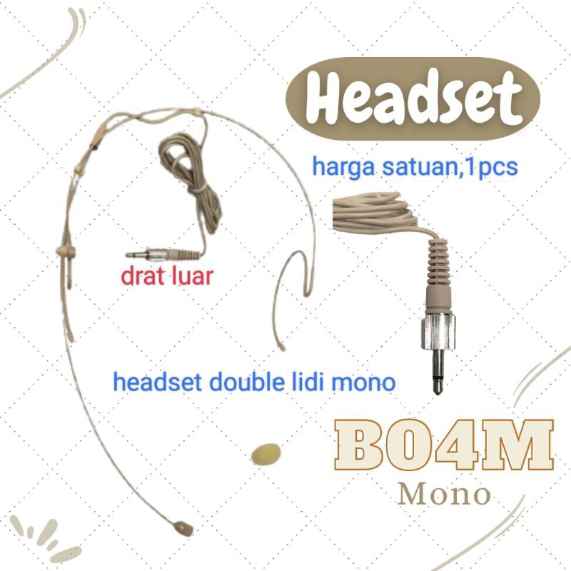 mic headset lidi double yang punya mic headset rusak tinggal beli ini aja