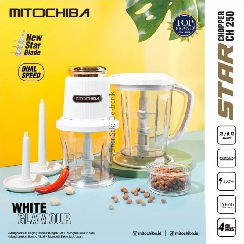 Chopper Mitochiba Mito CH 250 CH250 Star Food Chopper Gilingan Blender Pencacah Daging