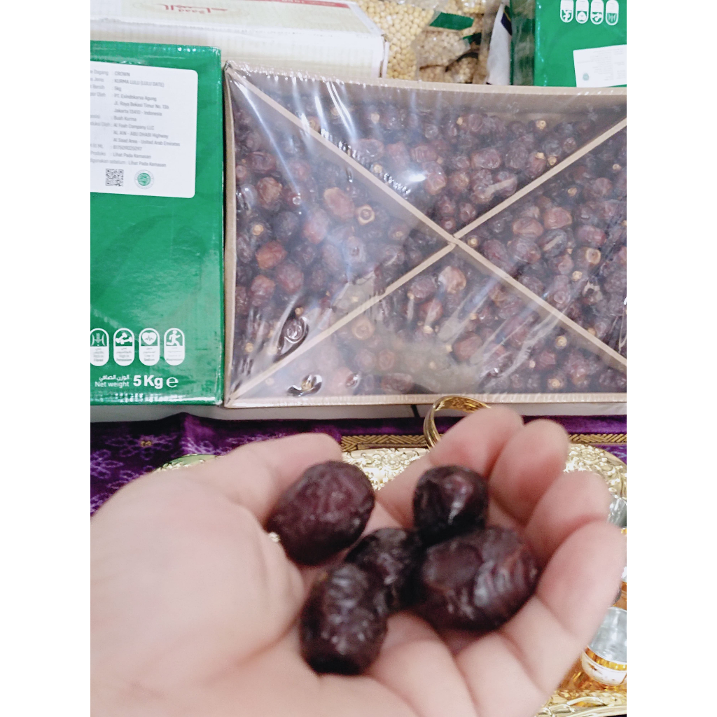 kurma Lulu DATE CROWN 100% Original kemasan selalu terbaru
