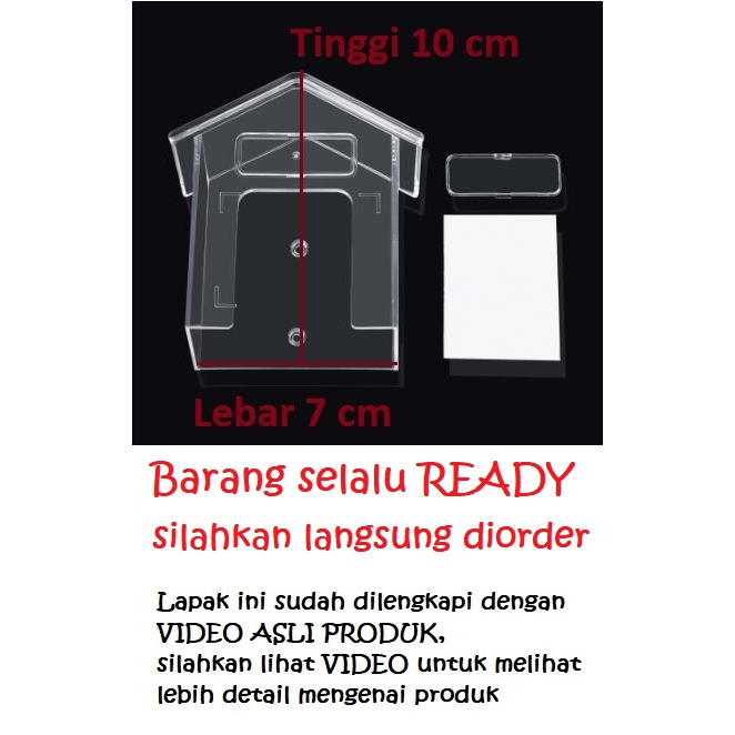 Rumah cover pelindung tutup kotak bel housing chasing case casing chase door bell doorbell bisa untuk semua merk bel wireless Cacazi Taffware xiaomi Bardi Kerui Arashi dll