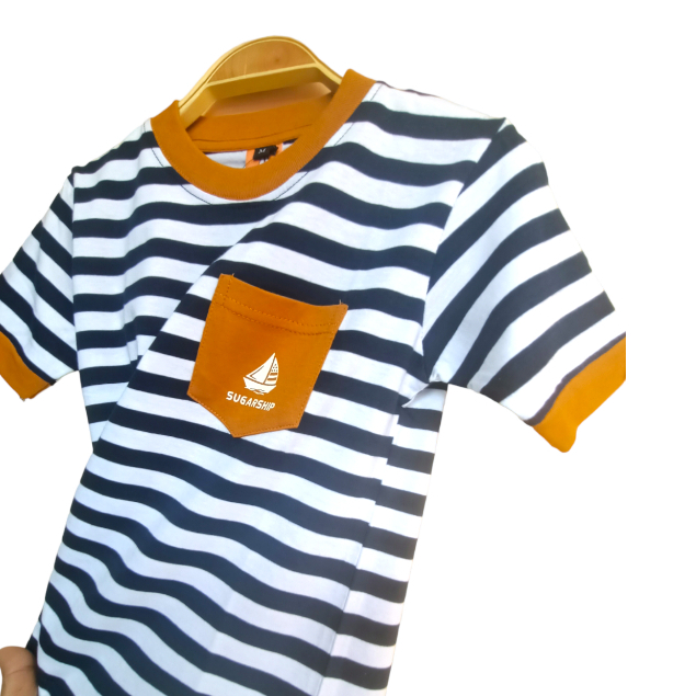 Kaos Distro Anak Laki Laki,Kaos Stripes Anak Premium,Usia 1-12 Tahun,Bahan Katun Combed 30s