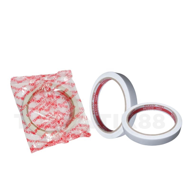 

Double Tape 1/2 Inch/Double Tape Putih 1/2 Inch