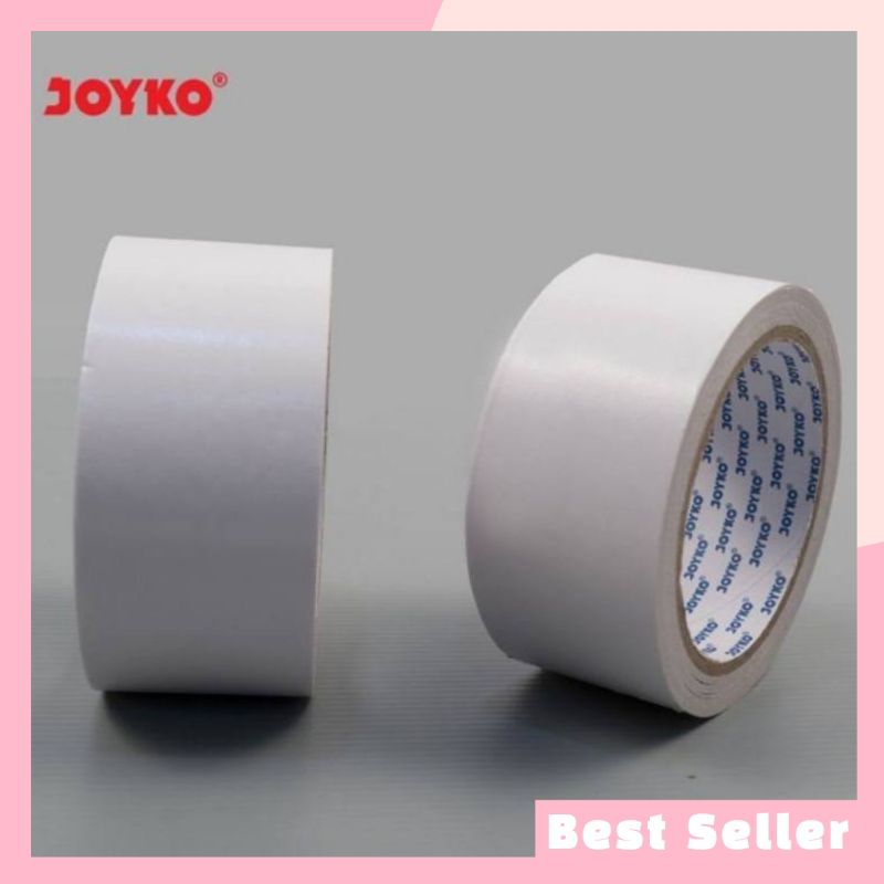 

Lem Double Tape Besar Joyko 2 Inch 48MM X 15 Yard (14 Meter)