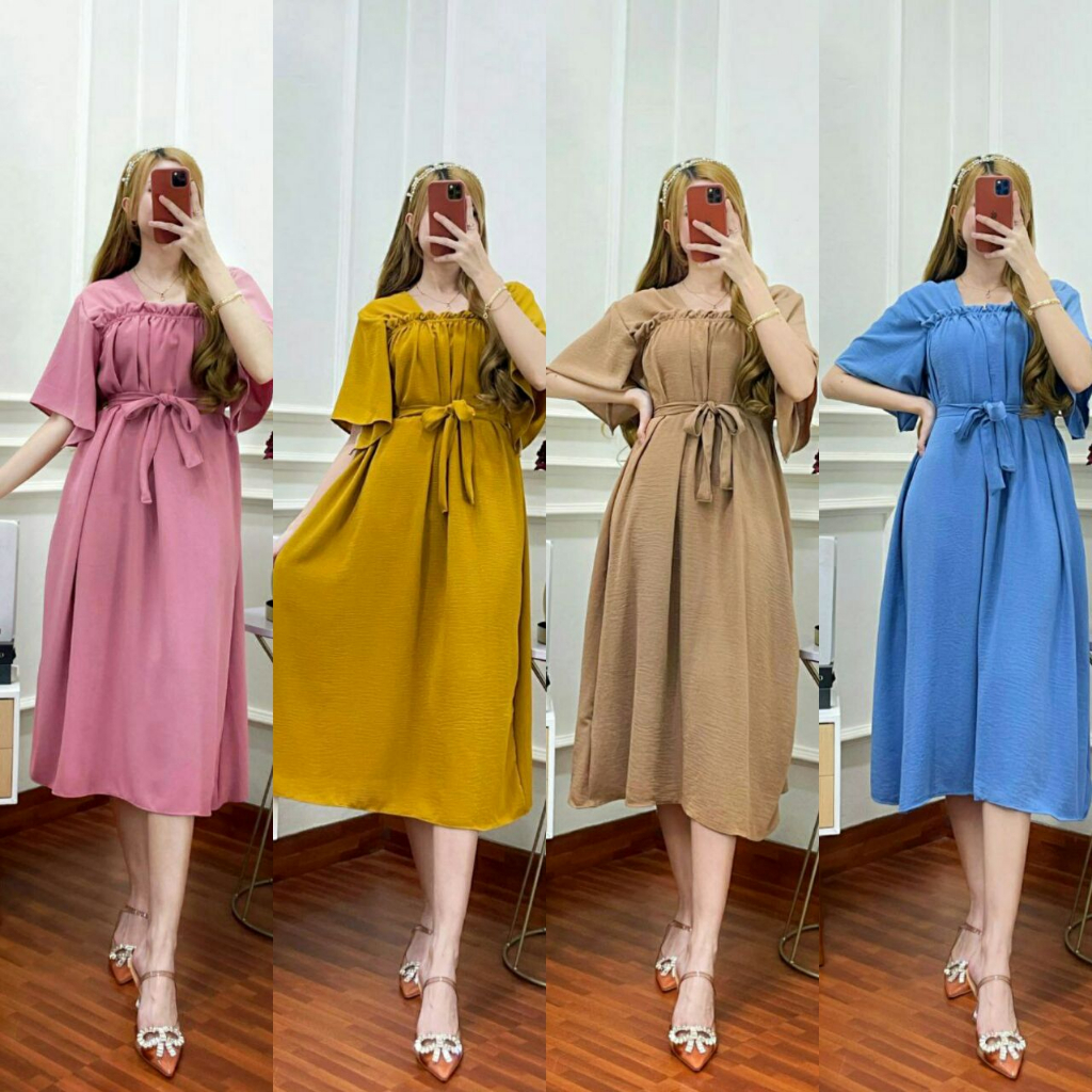 DASTER CRINGKLE KEKINIAN I DASTER TERMURAH I DRESS KEKINIAN
