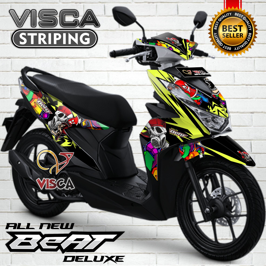 Decal Beat Deluxe 2020 2021 2022 Full Body - Stiker Motor Beat 2020 - Dekal Beat 2021 - Striping Bea