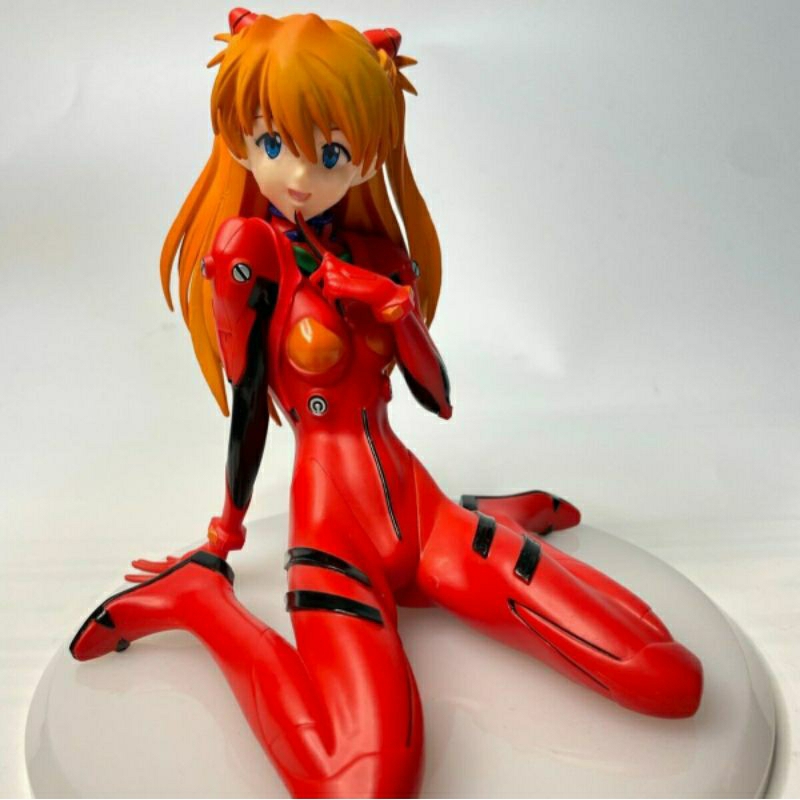 Action Figure Asuka Shikinami Evangelion Sitting Sega