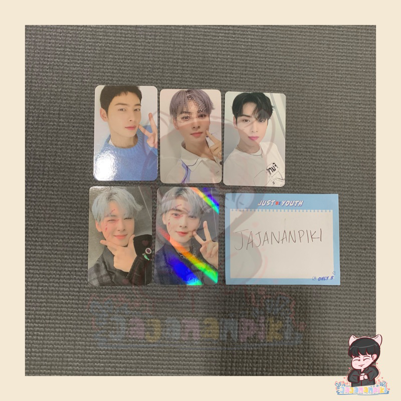 [READY] Photocard Cha Eunwoo ASTRO benefit all yous withdrama, everline, appmus, cafe void, 5th gen