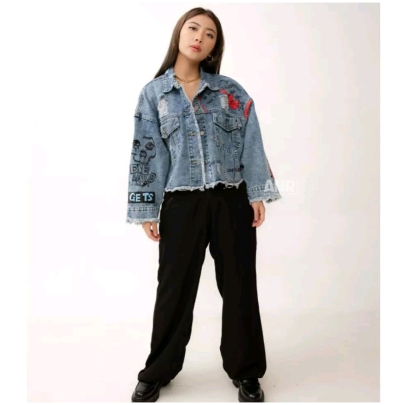 AMR ORIGINAL-POUCE296 JAKET JEANS