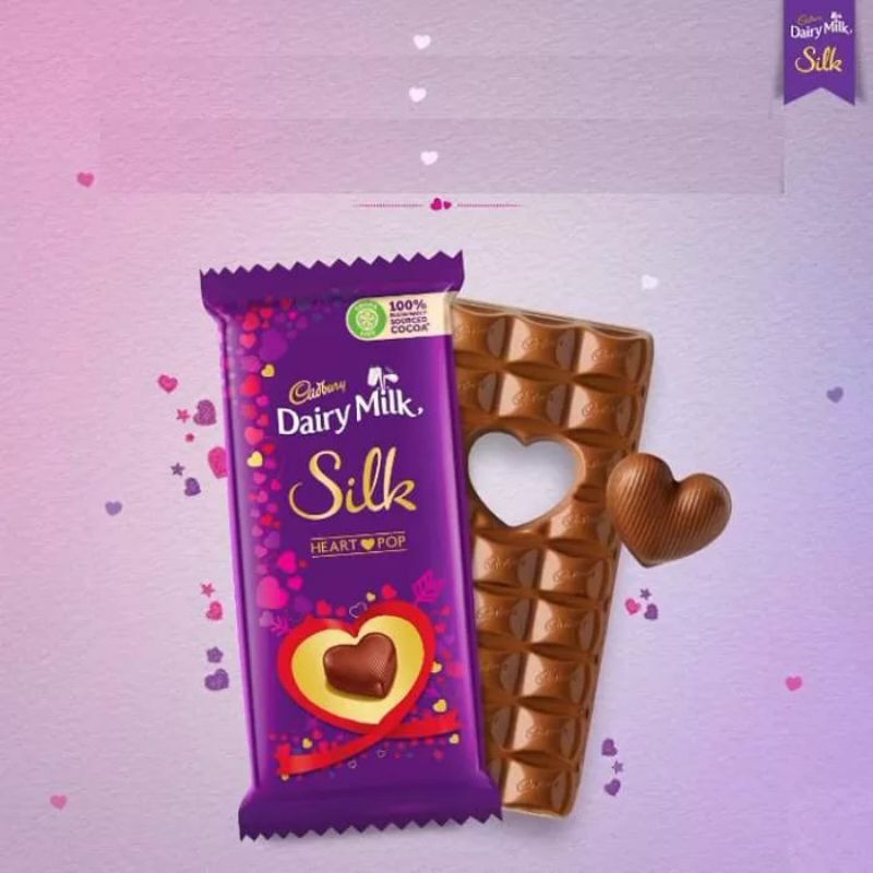 Cadbury Dairy Milk Coklat Pop Heart 150 g