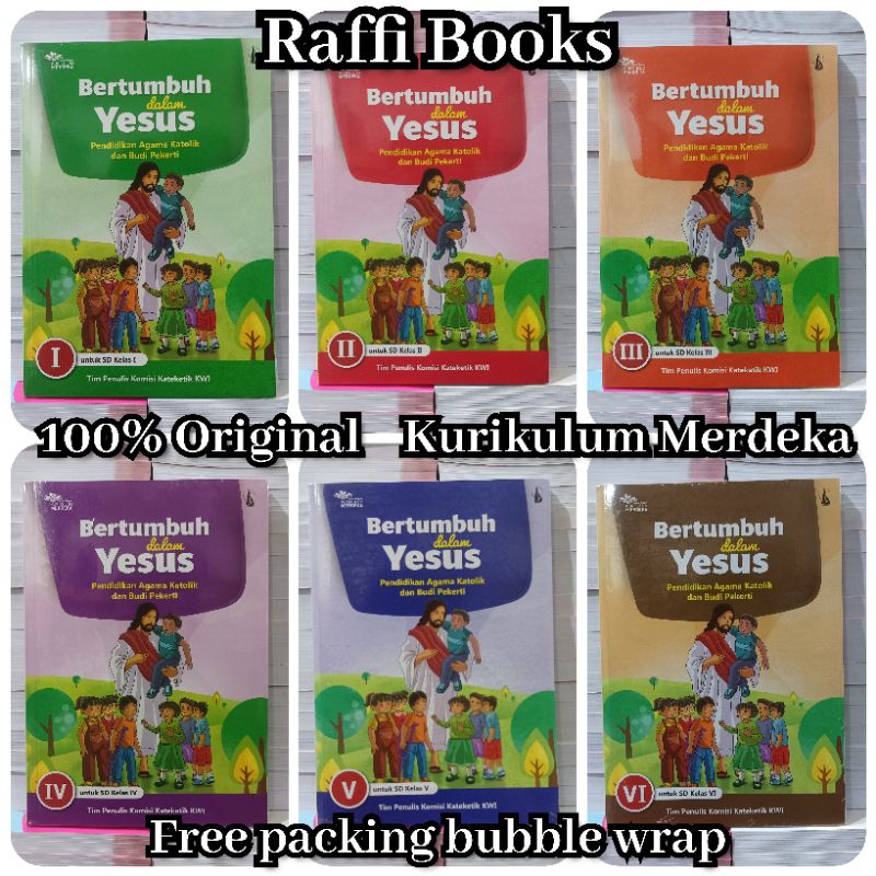 Buku Pendidikan Agama Katolik Kelas 1 2 3 4 5 6 SD Kanisius Kurikulum Merdeka