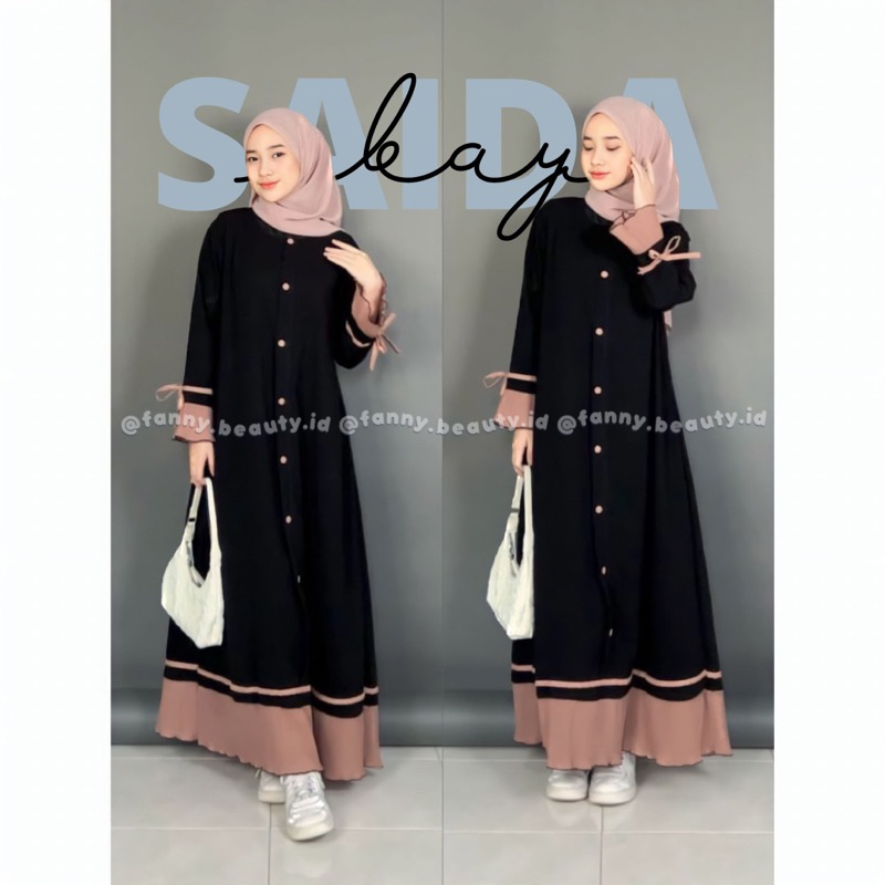 Saida abaya | by fanny.beauty.id