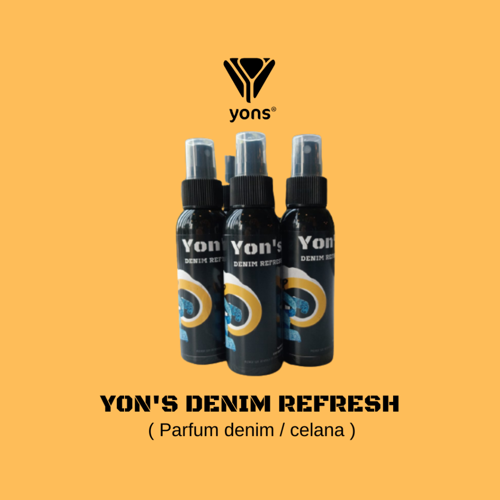 REFRESH DENIN DAN CANVAS | BISA UNTUK SEPATU |BISA COD |BEST SELLER | YONS REFRESH DENIM 100ML ( BOTOL )