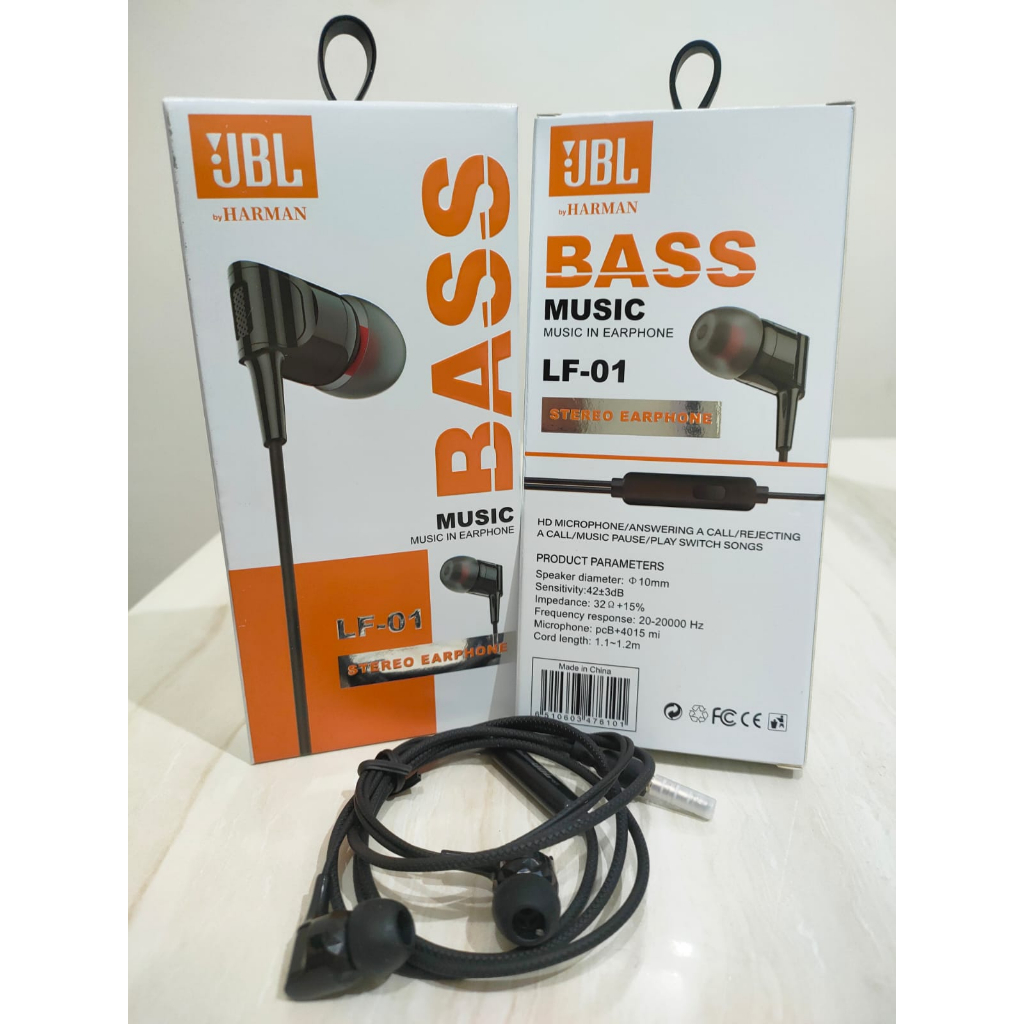 HF HEADSET JBL LF-01 SUARA JERNIH 100% PACK IMPORT