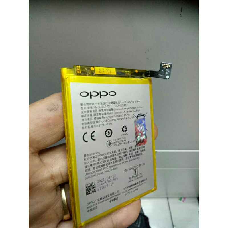 BATERAI OPPO F11 BLP707 BLP 707 F 11 ORIGINAL OEM