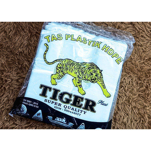 Kantong Plastik HD Bening TIGER 15