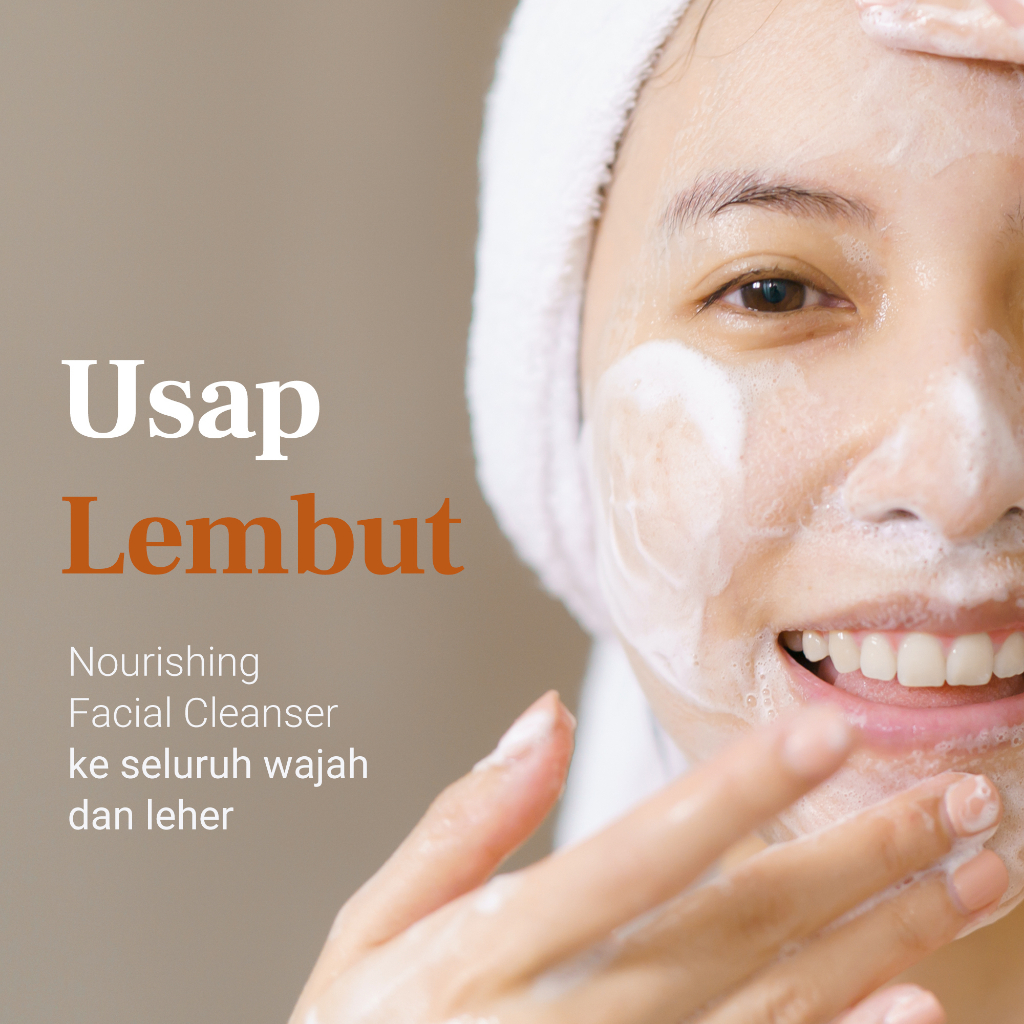 LUME Nourishing Facial Foam Pembersih Wajah bebas Sulfates SLS