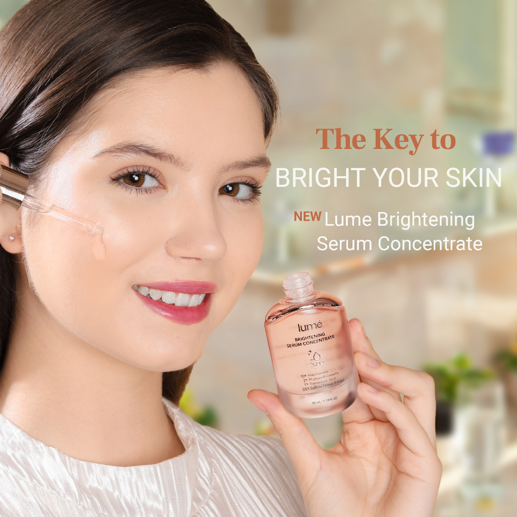 LUME Brightening Serum Concentrate Anti Oxidant dan Anti Aging Cegah Penuaan dan Melembabkan Kulit