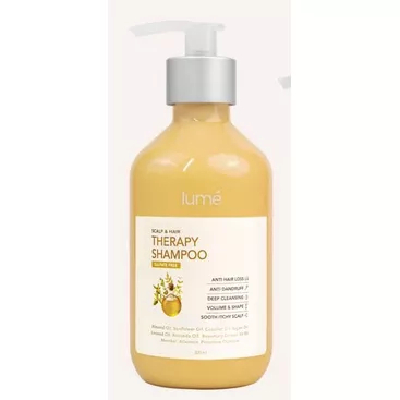 LUME Scalp &amp; Hair THERAPY SHAMPOO Tanpa Paraben dan Sulfat Atasi Ketombe dan Rambut Rontok