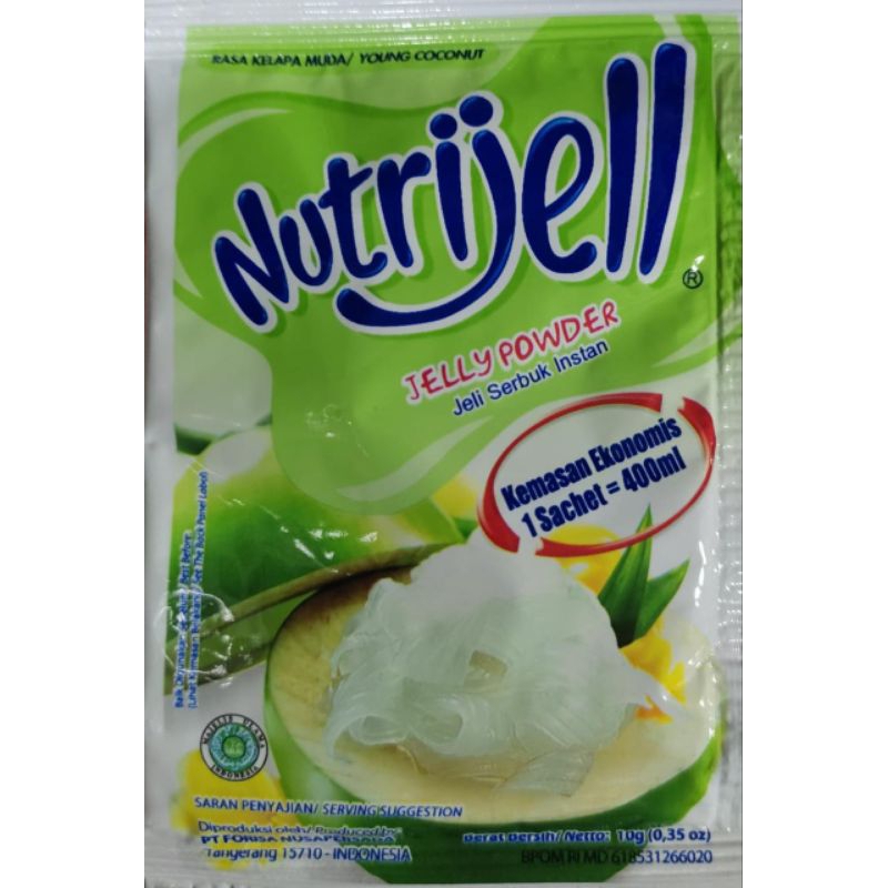 

NUTRIJELL RASA KELAPA MUDA SACHET 10g