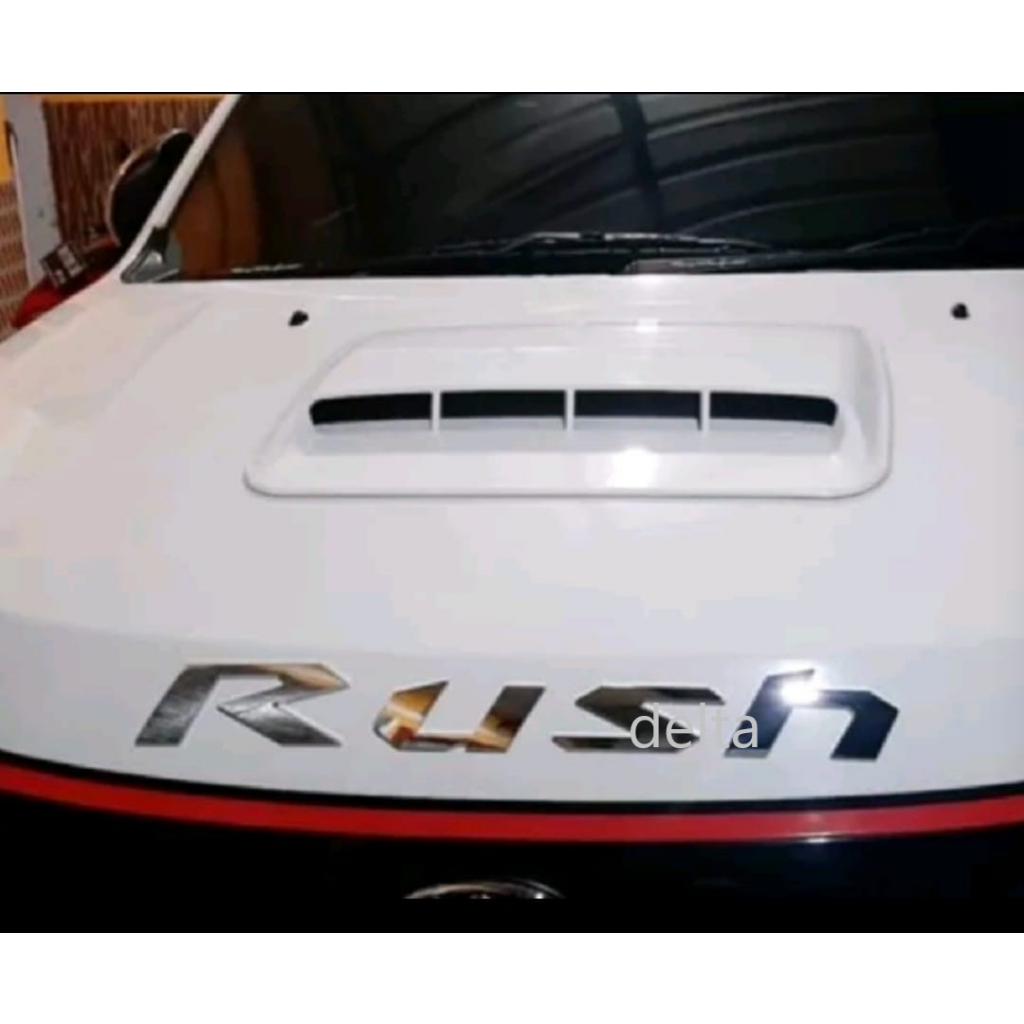 Logo/Emblem Kap Mesin Engine Hood Toyota RUSH  Besar Chrome