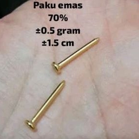 paku emas kadar 70%