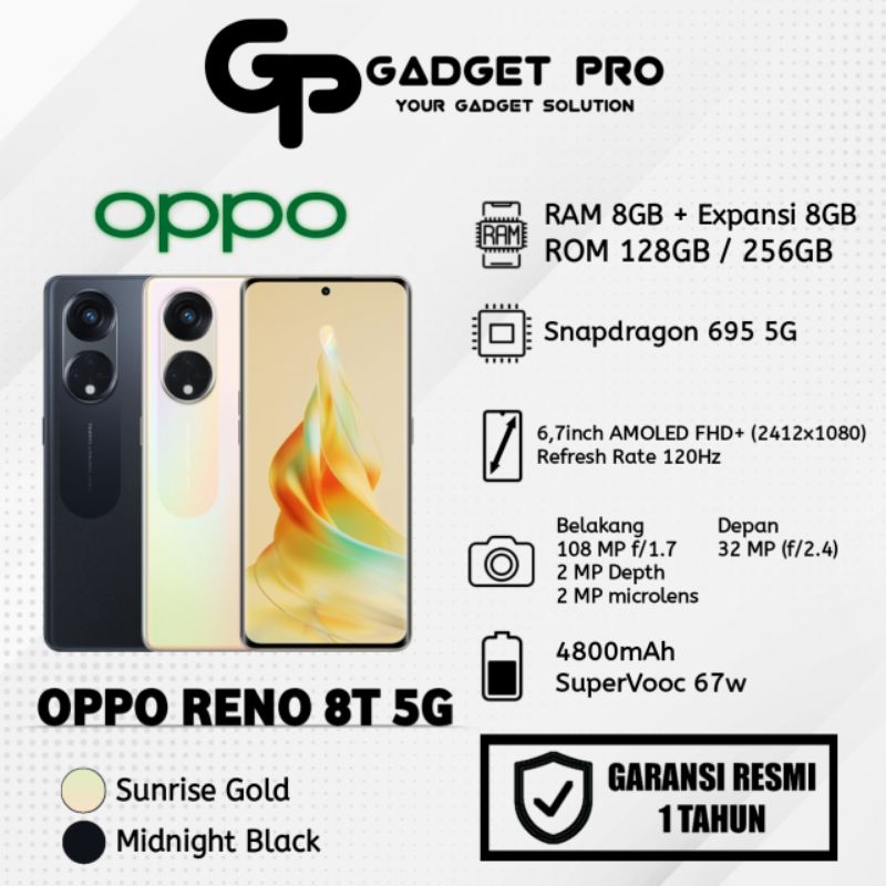 OPPO RENO 8T 5G 128GB