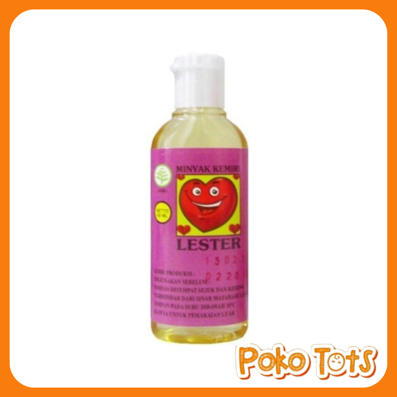 Lester Minyak Kemiri Murni 60ml Minyak untuk Menebalkan Rambut 60 ml