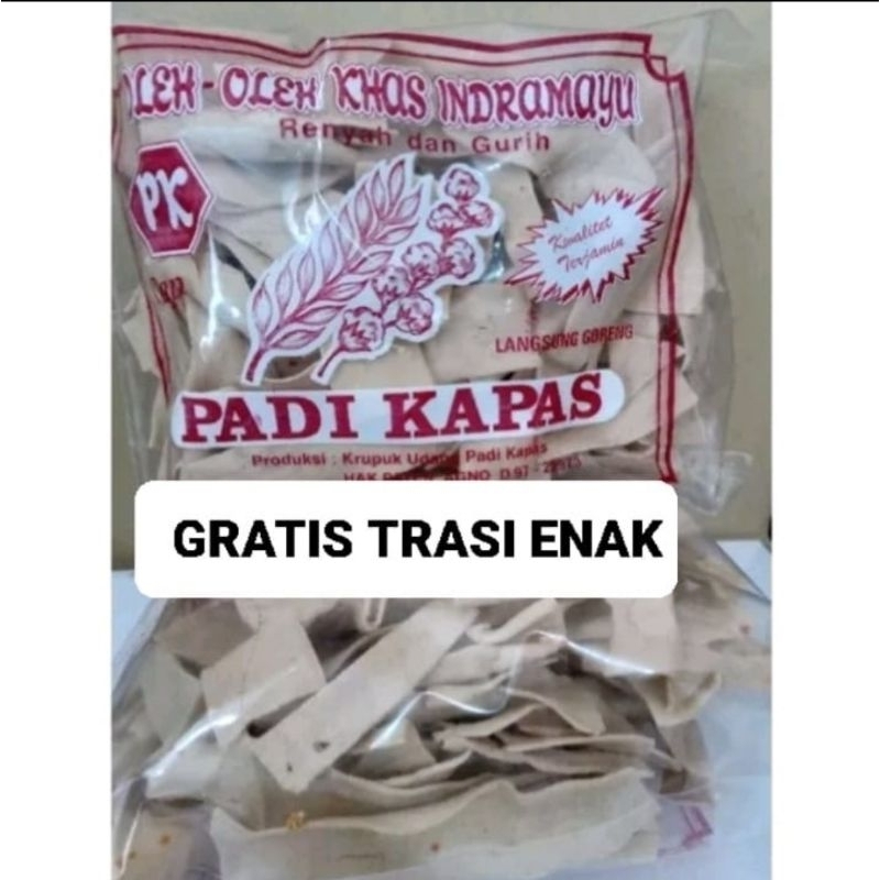 

Kerupuk Slondok Cap padi kapas ENAK GRATIS terasi khas cirebon