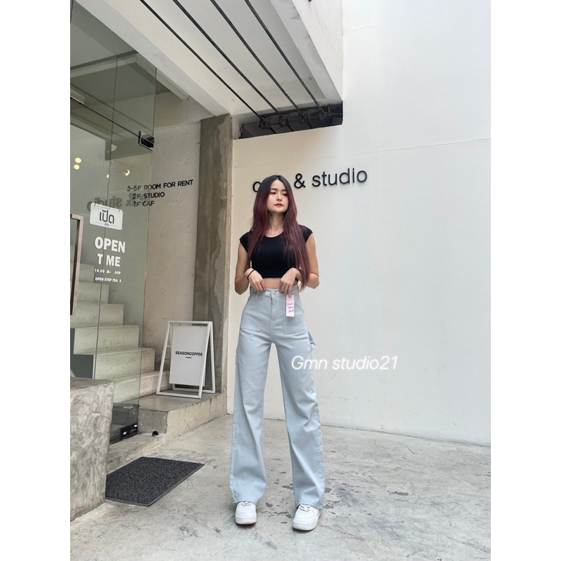 RB ReadyStock HOBBIT New Chuu Jeans 5kg Bangkok / Ready Celana Panjang Wanita Import Bangkok