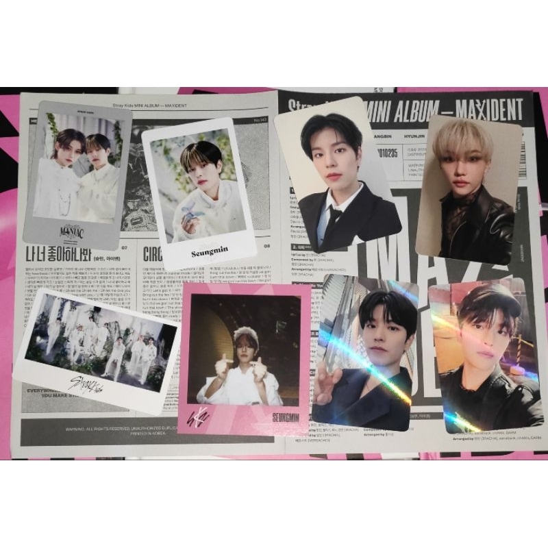 (WTS IN RUSH) POB MAXIDENT MUPLANT, MAKESTAR, POLA LD R3 SEUNGMIN, NACIFIC SEUNGMIN