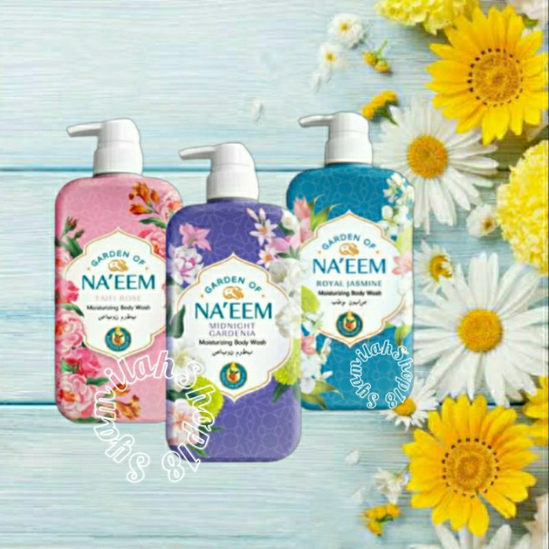 GARDEN OF NAEEM PUMP 480 ML (SABUN CAIR NAEEM)