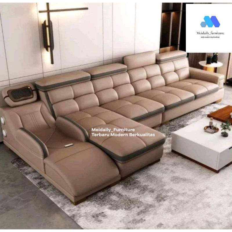 Sofa Kulit l / Sofa Minimalis Modern Terbaru 2023 / Sofa keluarga Super Mewah / Sofa Kantor Kualitas Premium