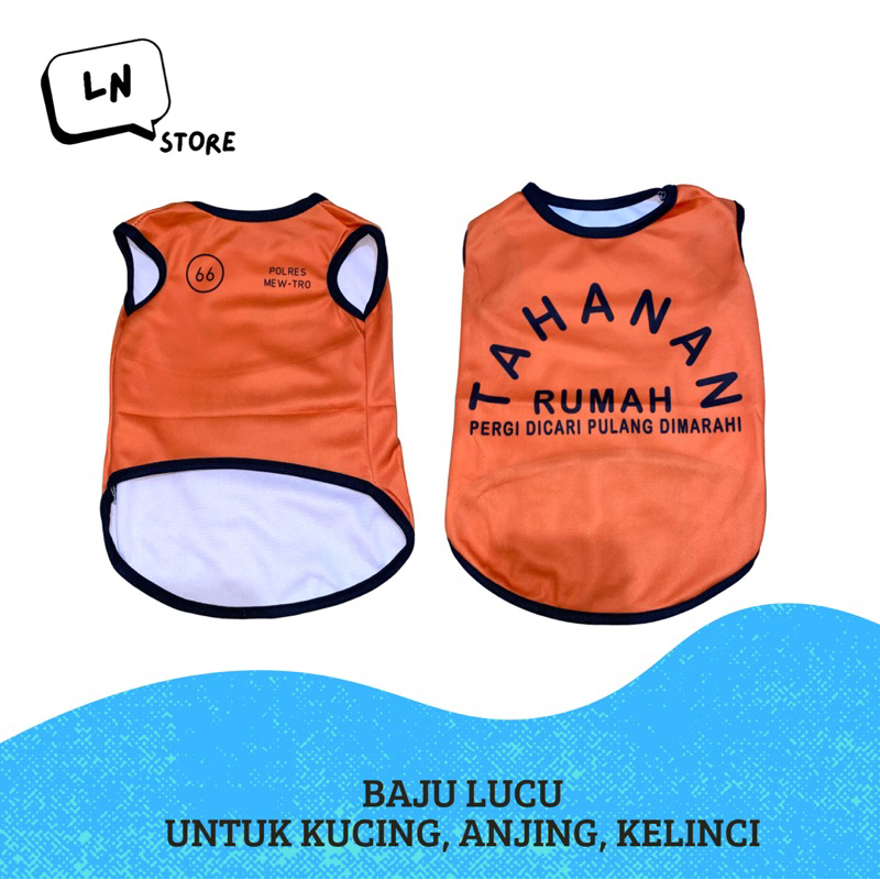 Baju Kucing, Anjing, Kelinci Lucu