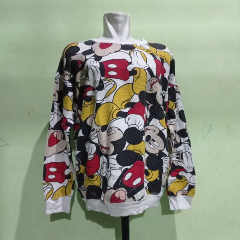 vintage crewneck kartun mickey mouse disney original aop