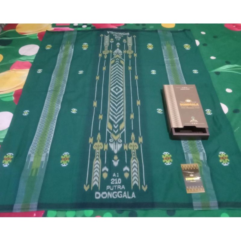 SARUNG DONGGALA A1 SKT ORIGINAL RAYON SUTRA SONGKET TIMBUL GROSIR