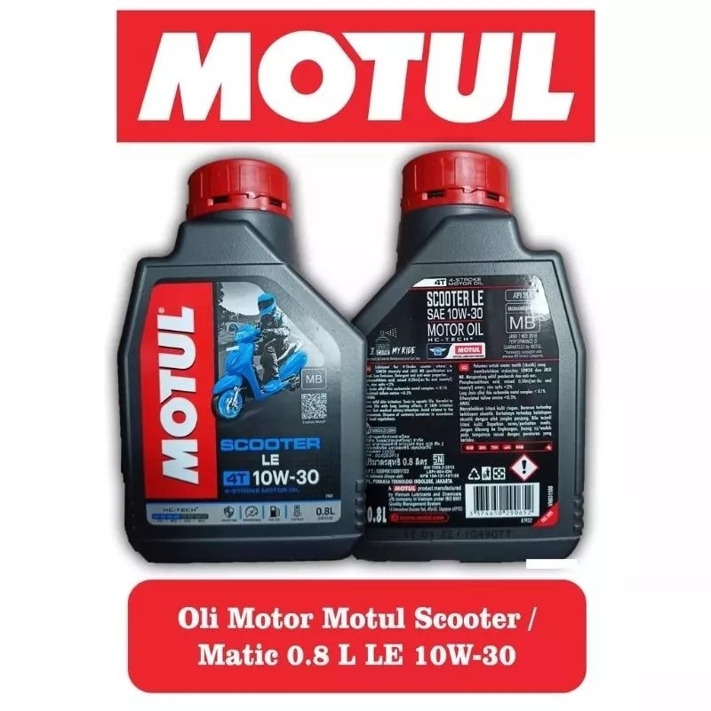 Oli Motul 0.8 Liter Motor Matic Beat Scoopy Spacy Genio Vario 110 125 150 160 PCX ADV Mio Sporty Mio