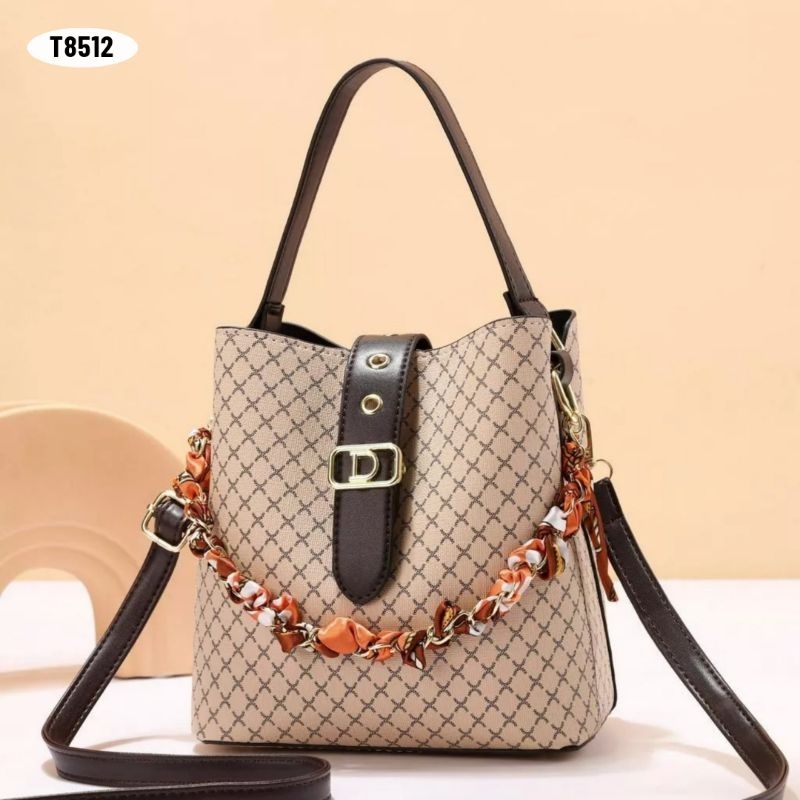 [IMPORT] T8512 - TAS SELEMPANG WANITA FASHION IMPORT - 76BAGSTORE