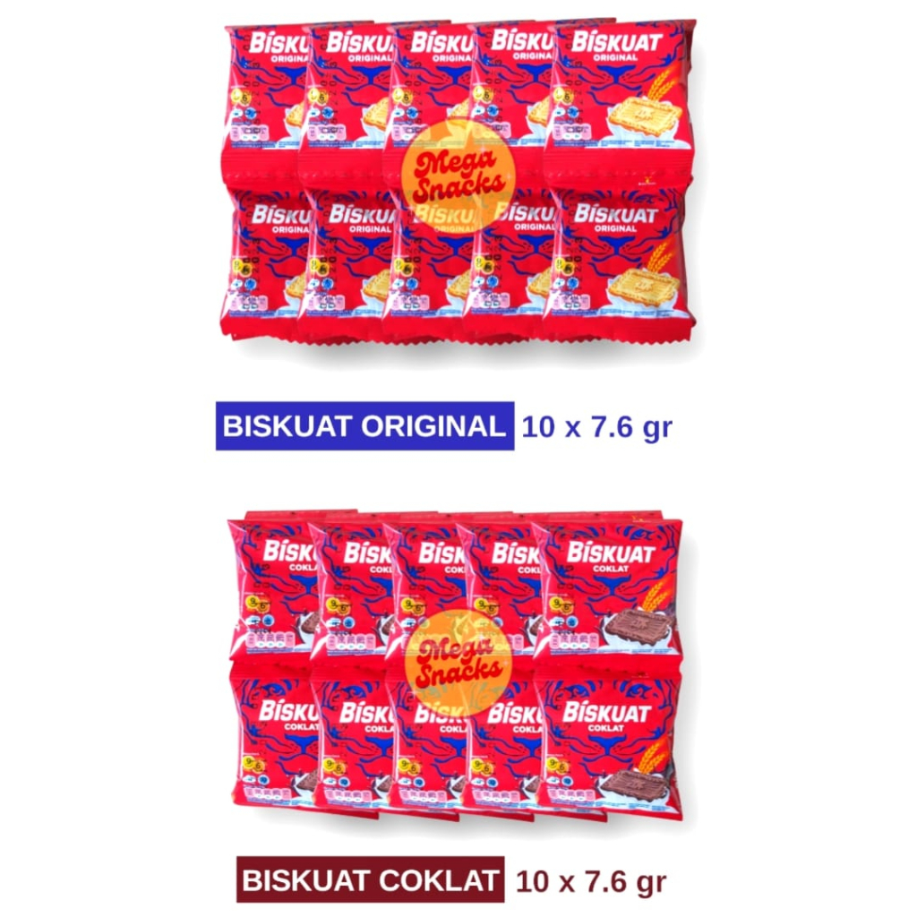 

[PROMO!!] Biskuit Biskuat 1 RENCENG isi 10 pcs X 7.6 gr - diskon termurah