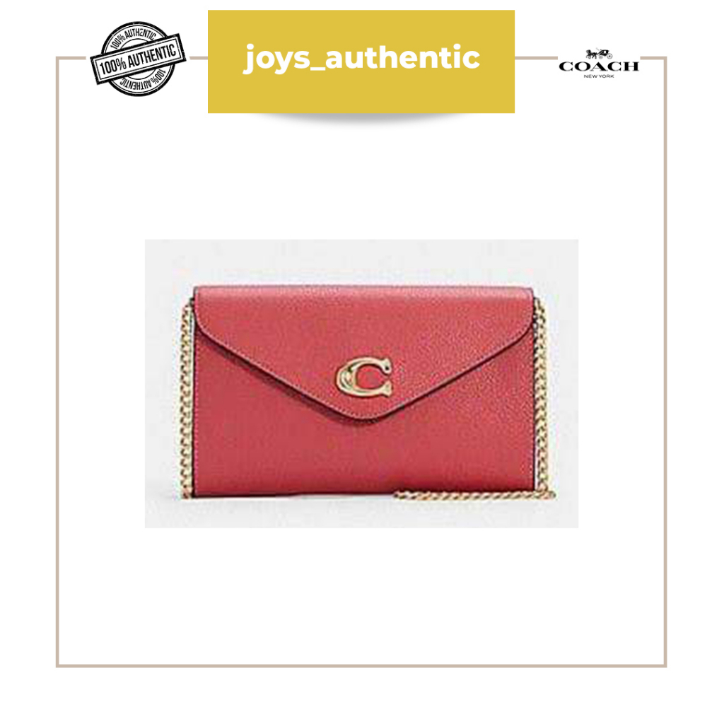 Tas Wanita Coach Tammy Clutch Crossbody Strawberry Haze Woman Bag Authentic Original