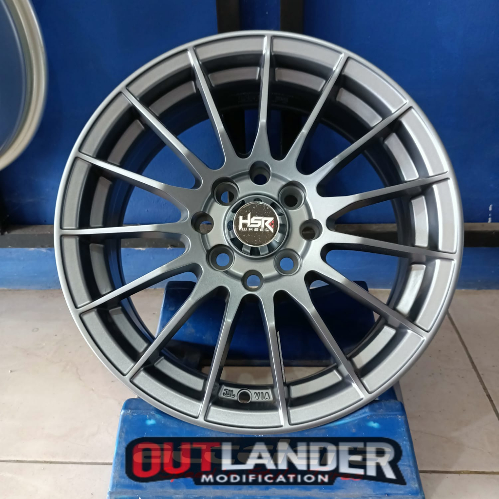 Velg Racing Ring 15 Mobi Avanza Calya Sigra HSR MAUDUS R15 GREY