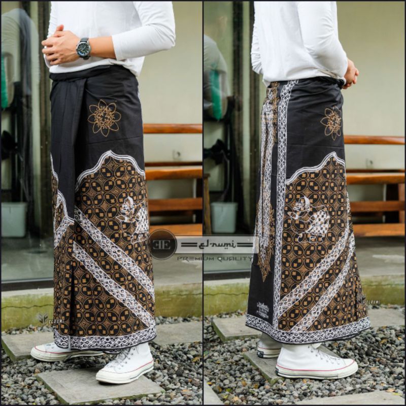 Sarung batik pria Pekalongan original candi mekar motif semar