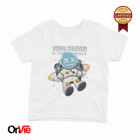 Kaos Anak Spaceman Cotton Combed 30s