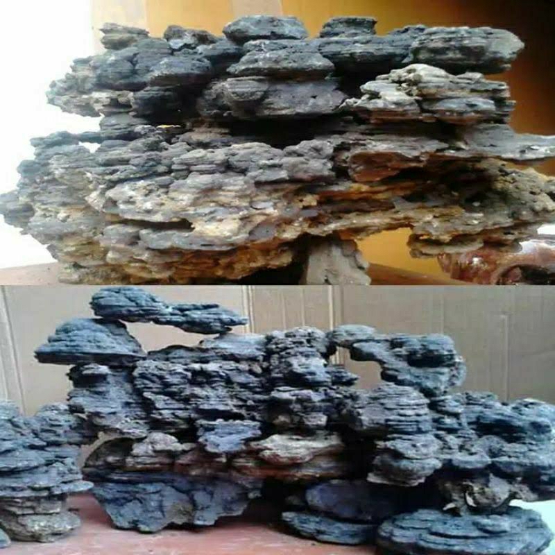 BATU HIAS AQUARIUM AQUASCAPE BATU BESI / IRON STONE / BATU SUISEKI BESI