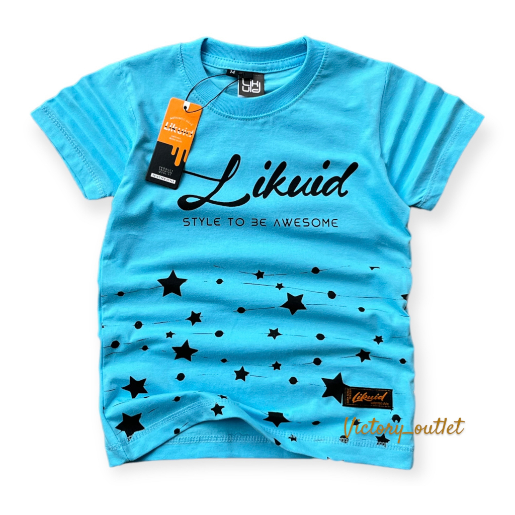 Baju distro anak laki laki dan usia 1-12th / Kaos anak oblong tangan pendek bahan cotton combed 30s