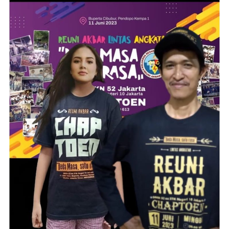 KAOS CHAPTOEN CBR EDISI REUNI AKBAR HITAM