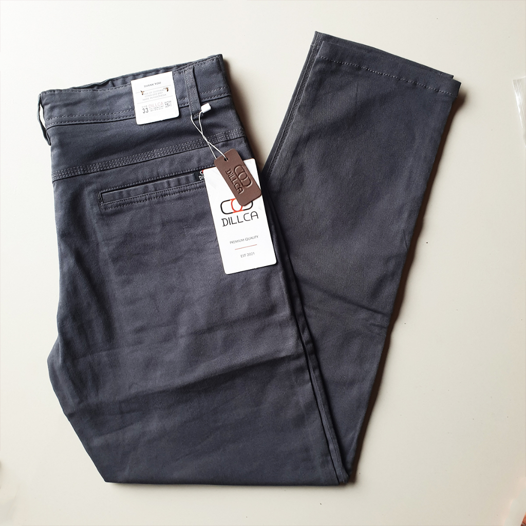 DILLCA - Chinos panjang pria streach melar premium super grade A