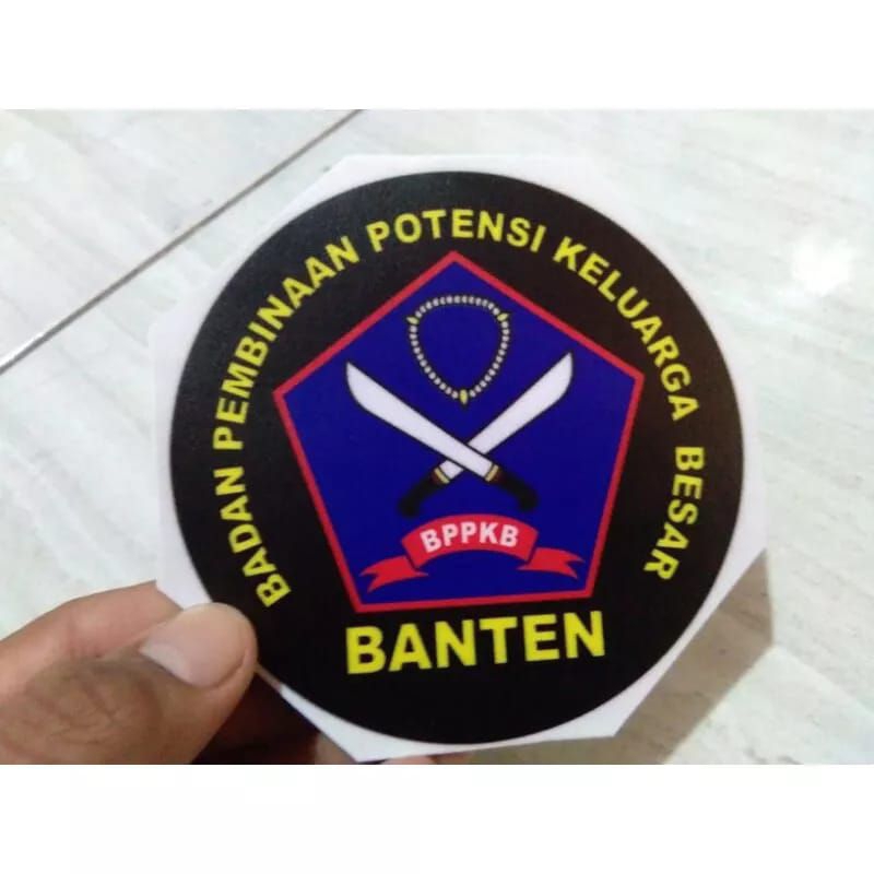 

Stiker BPPKB Bulat/ Stiker Keluarga Banten Uk 13x13cm